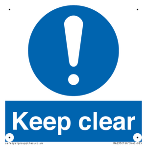 MA235: keep clear