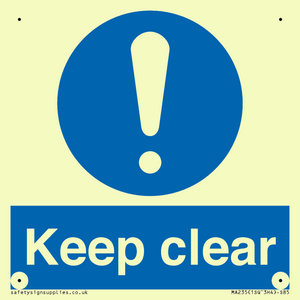 MA235: keep clear