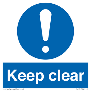 MA235: keep clear