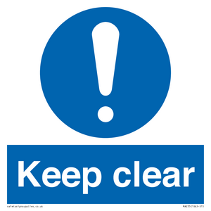 MA235: keep clear