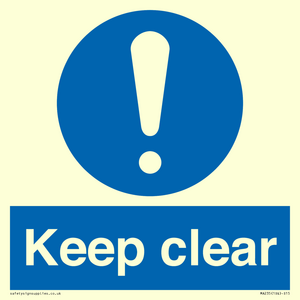 MA235: keep clear