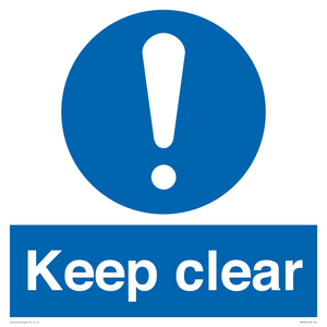 MA235: keep clear