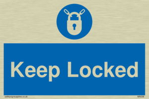 MA236: keep locked