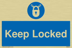 MA236: keep locked