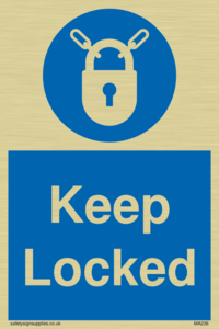 MA236: keep locked