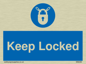 MA236: keep locked