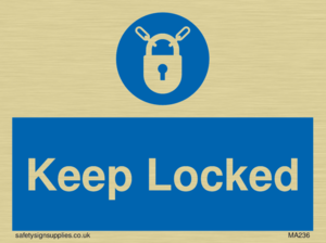 MA236: keep locked
