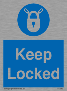 MA236: keep locked