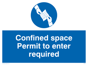 MA297: confined space permit to enter required