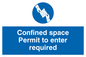 MA297: confined space permit to enter required