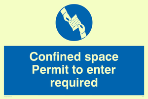 MA297: confined space permit to enter required