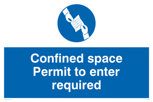 MA297: confined space permit to enter required