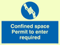 MA297: confined space permit to enter required