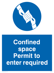 MA297: confined space permit to enter required