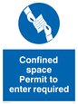 MA297: confined space permit to enter required