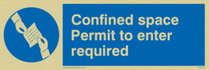MA297: confined space permit to enter required