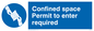 MA297: confined space permit to enter required