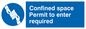 MA297: confined space permit to enter required