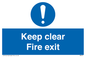 MA457: Keep Clear Fire Exit
