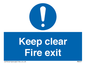 MA457: Keep Clear Fire Exit