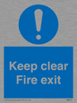 MA457: Keep Clear Fire Exit