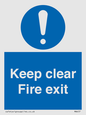 MA457: Keep Clear Fire Exit