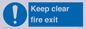 MA457: Keep Clear Fire Exit