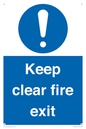 MA457: Keep Clear Fire Exit