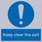 MA457: Keep Clear Fire Exit