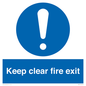 MA457: Keep Clear Fire Exit