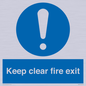 MA457: Keep Clear Fire Exit