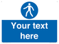 MA5174: Custom Pedestrian Only Sign