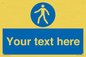MA5174: Custom Pedestrian Only Sign