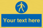 MA5174: Custom Pedestrian Only Sign