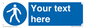 MA5174: Custom Pedestrian Only Sign