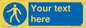 MA5174: Custom Pedestrian Only Sign