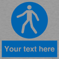 MA5174: Custom Pedestrian Only Sign