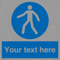 MA5174: Custom Pedestrian Only Sign