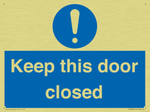 MA5329: Keep this door closed