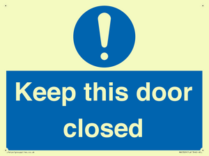 MA5329: Keep this door closed