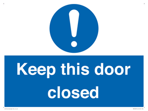 MA5329: Keep this door closed