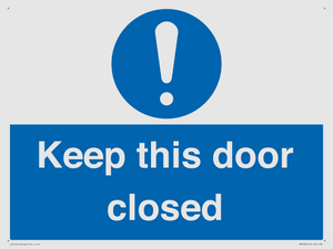 MA5329: Keep this door closed