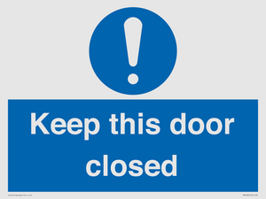 MA5329: Keep this door closed