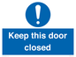 MA5329: Keep this door closed