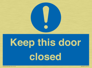 MA5329: Keep this door closed