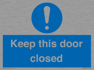 MA5329: Keep this door closed