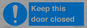 MA5329: Keep this door closed