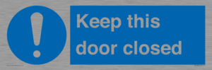 MA5329: Keep this door closed