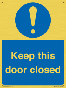 MA5329: Keep this door closed