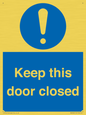 MA5329: Keep this door closed